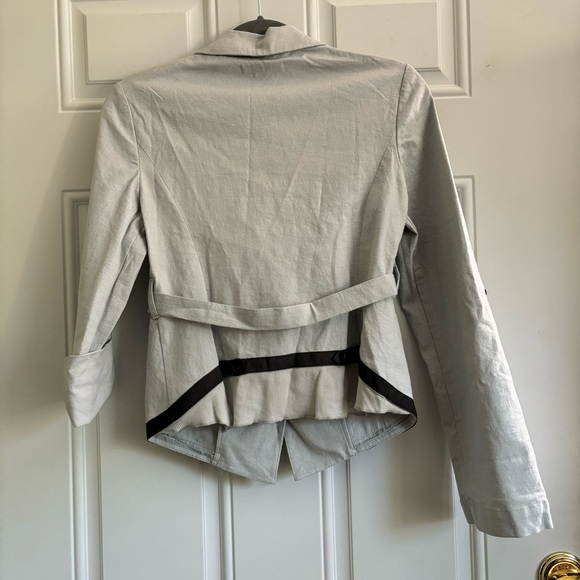 NWT BCBG Generation Light Grey  Jacket, Size XS - Picture 8 of 13
